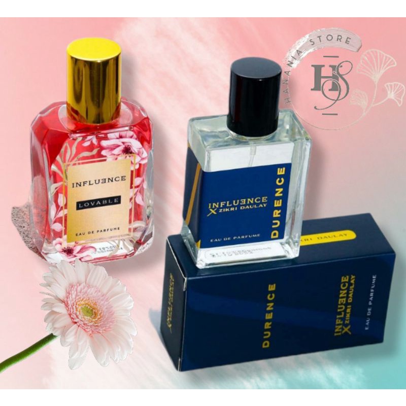 Parfum Pewangi Badan Durence Influence Lovable Original