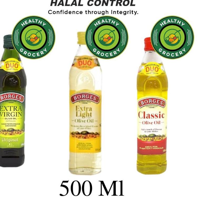 

limited STOCK!Borges Extra Virgin / Extra Light / Classic Olive Oil 500ml Minyak Zaitun|SQ5