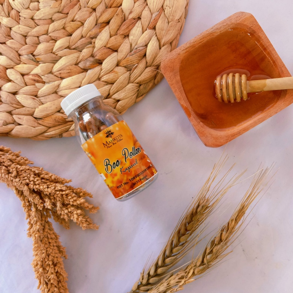 

BEE POLLEN ASLI 52 KAPSUL l MADU MAHKOTA