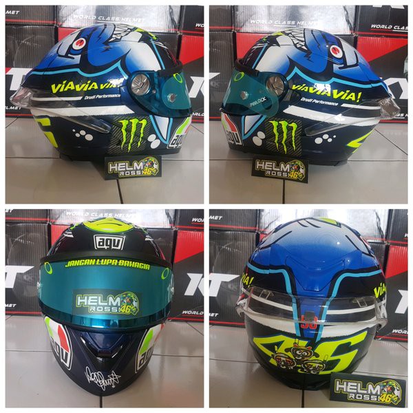 KYT VENDETTA 2 SHARK MISANO VIA VIA PAKET GANTENG