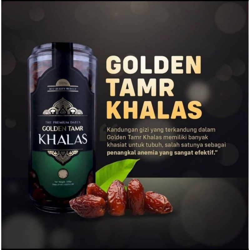 

Kurma Khalas Golden Tamr 500 gram