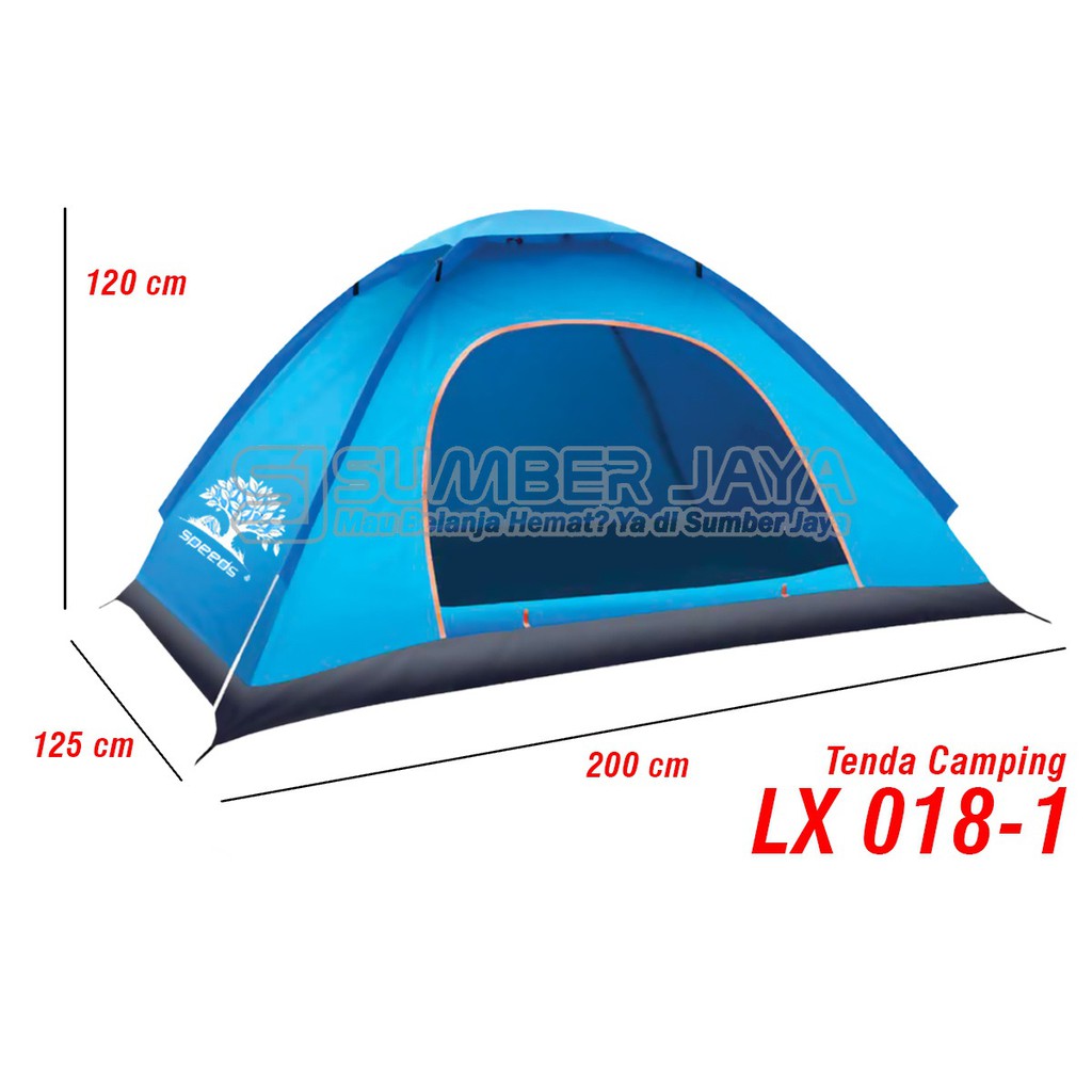Tenda Outdoor Camping Original Speeds LX 018-1 Kapasitas 2 Orang