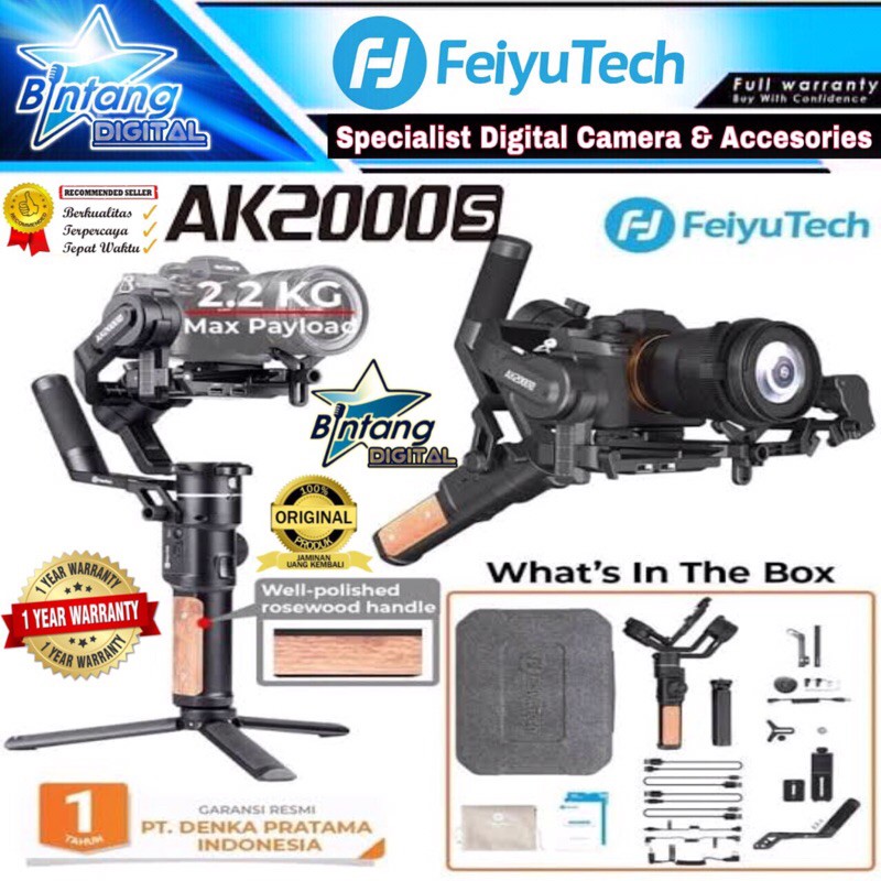 Gimbal Feiyutech Ak2000S 3-Axis Gimbal stabilizer Kamera - Feiyu AK2000S