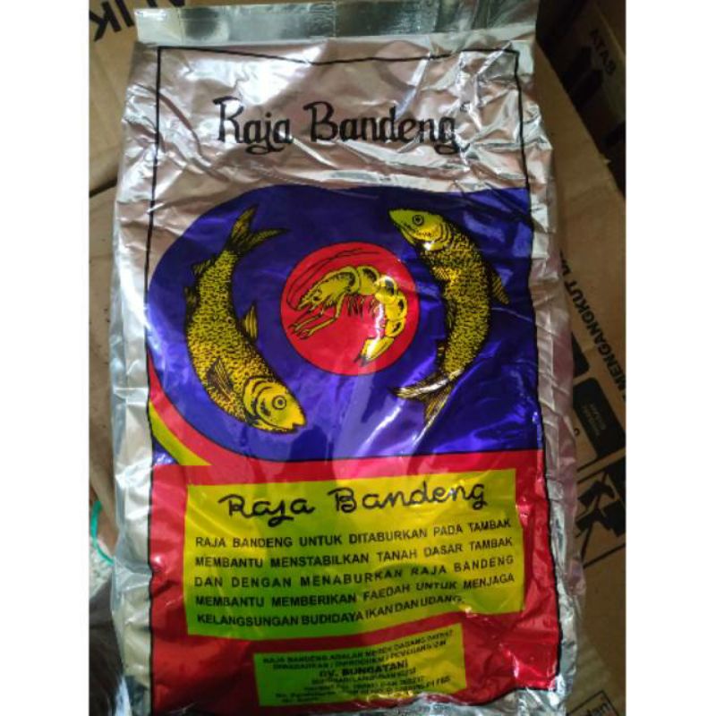 RAJA BANDENG 2,5 KG PAKAN IKAN PENUMBUH PLANKTON UNTUK IKAN DAN UDANG