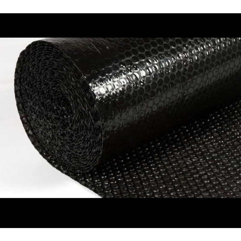 Bubblewrap hitam 124cm x 30 cm