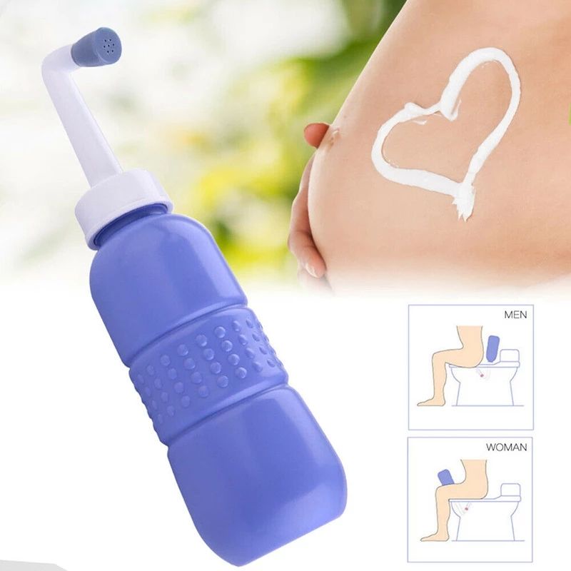 Bidet Portable Semprotan Cebok Toilet Pencet Travel Sprayer Botol untuk Bilas Kencing Wanita