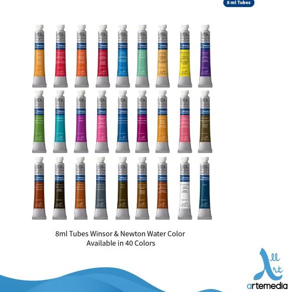 

➼ Cat Air Winsor & Newton Cotman Tube 8ml Watercolor - 01/02 - INTENSE BLUE ♚