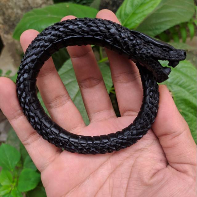 Akar Bahar Hitam Full Ukir Ular