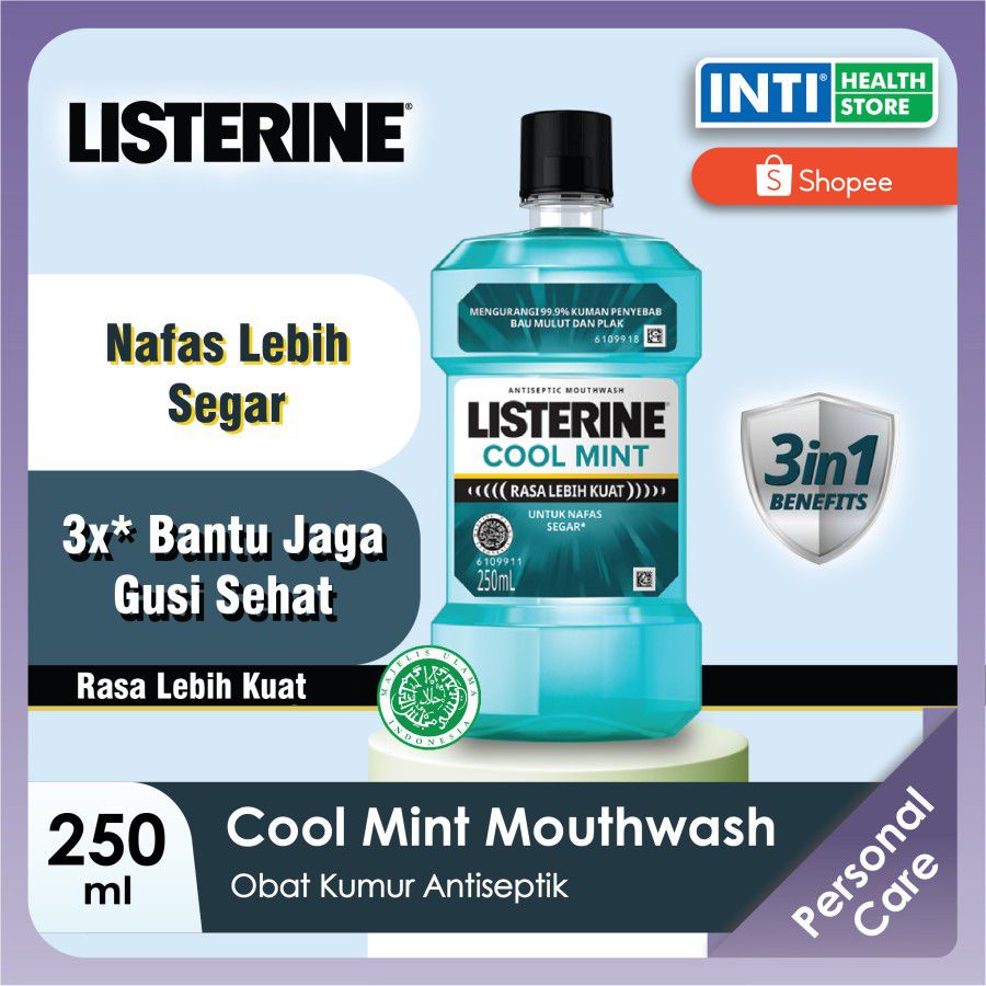 LISTERINE | Cool Mint | Mouthwash | Obat Kumur 250ml