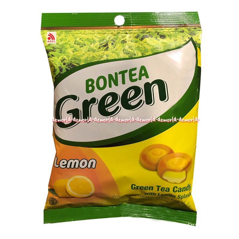 Bontea Green 50pcs Lemon Green Tea Candy With Lemon Splash Apple Permen Rasa Teh Hijau Apel Jeruk