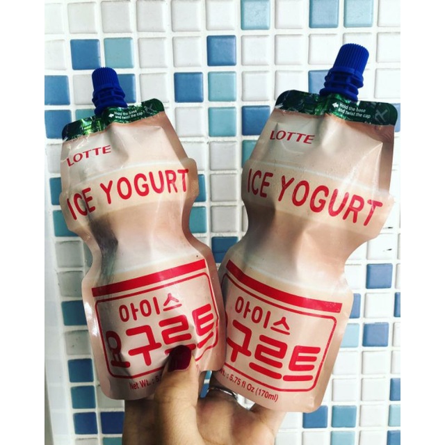Yogurt Ice Cream Es Krim Korea Makanan Korea Minuman Korea Kfood Korean Food Jajanan Korea Halal