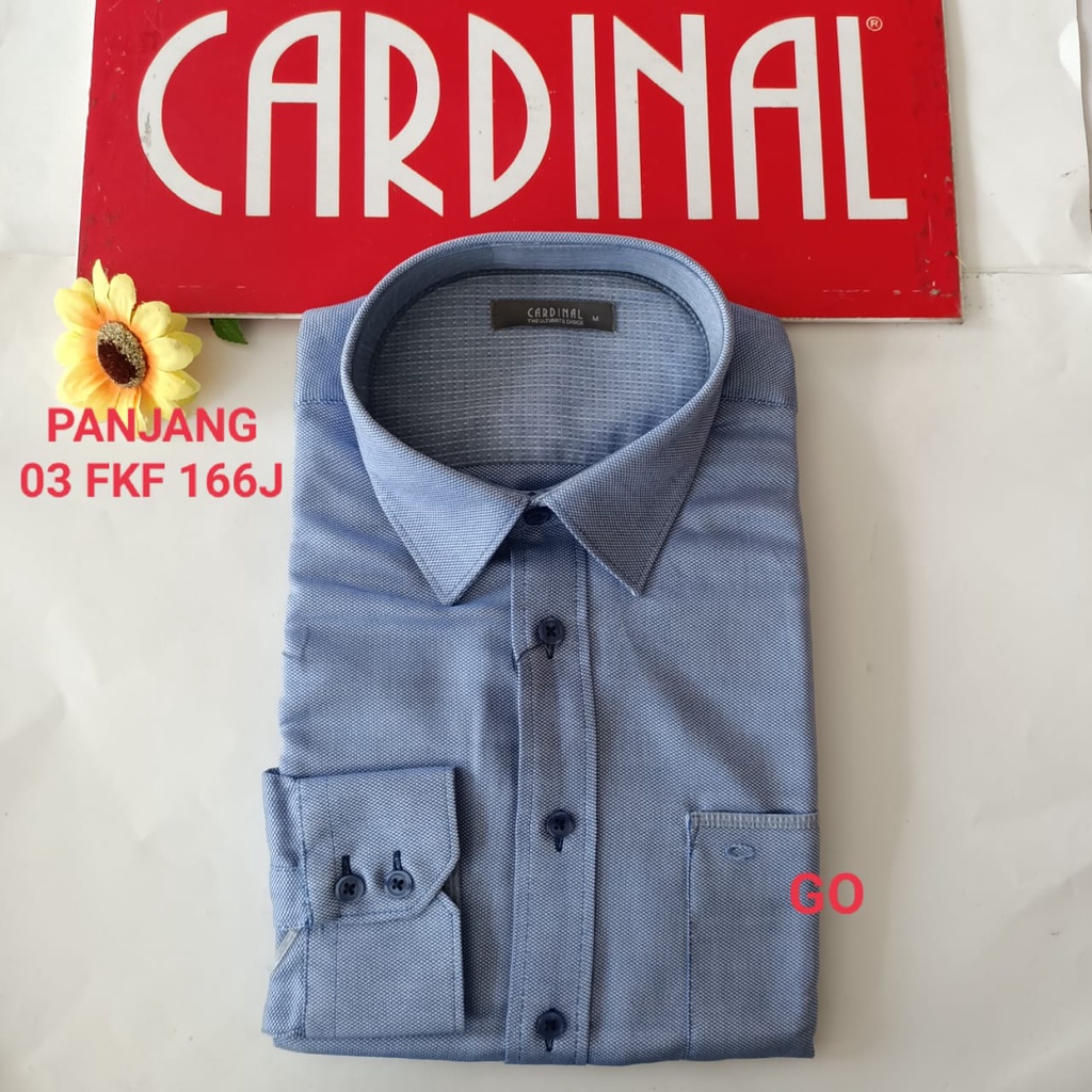 gof M-L F CARDINAL KEMEJA FORMAL PANJANG RegularFit Pakaian Kemeja Kerja Pria Kantor Acara Resmi Pakaian Wisuda 2