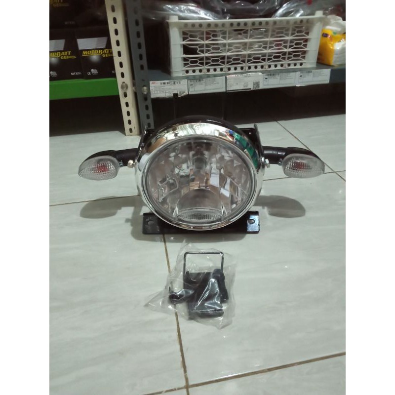 paket lampu bulat rx king new