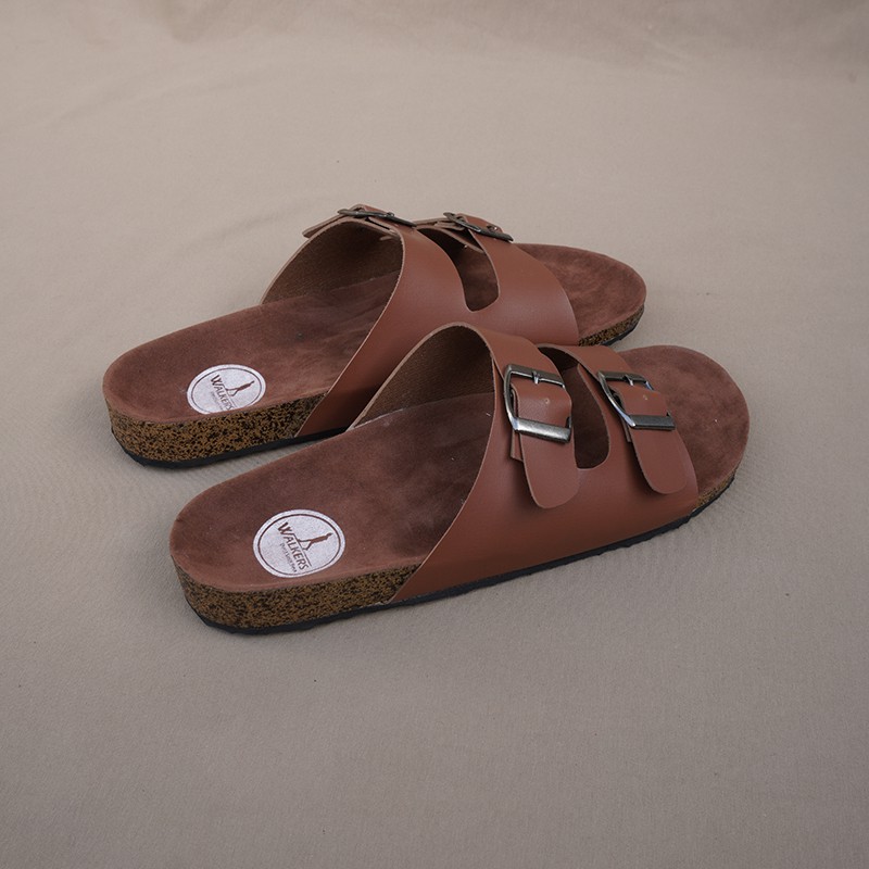 COD!! Sendal Pria Selop Walkers Gesper2 Tan Sandal Slip On Sandal Slide Selop Tali Laki Dewasa