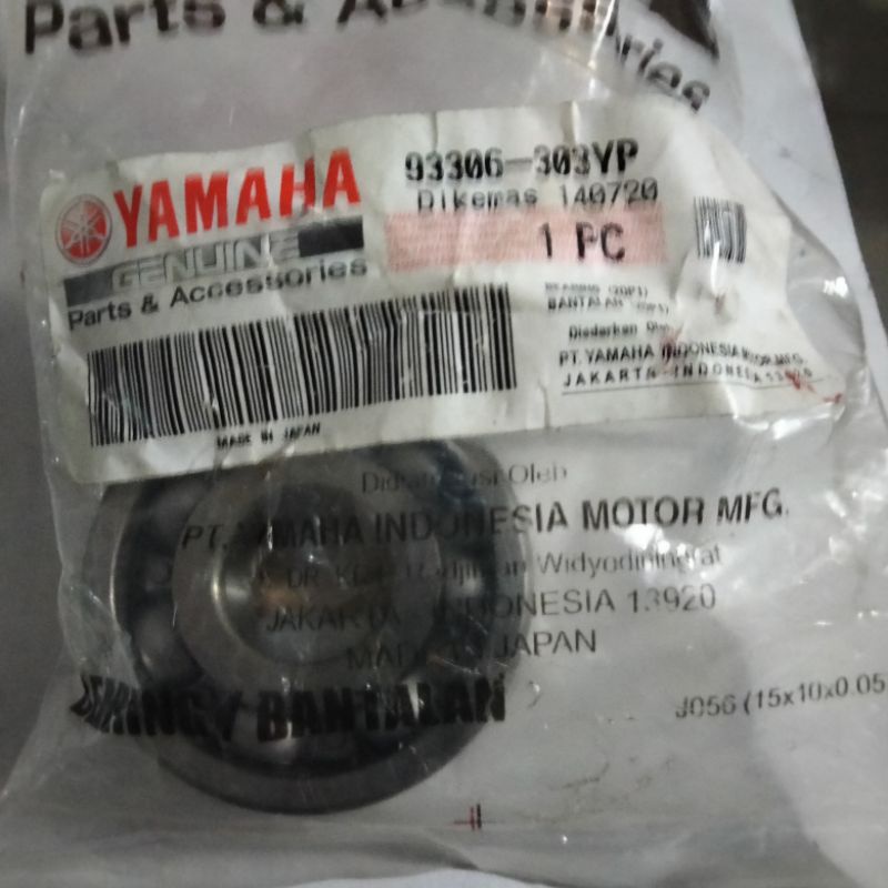 Bearing Gir Rasio Belakang 93306-303YP NMAX
