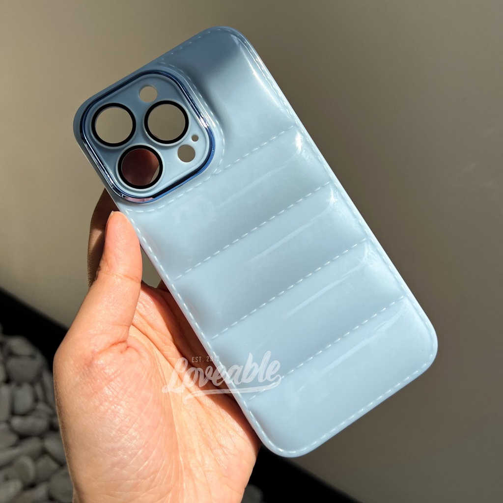 Glossy puff chrome campro for iphone 7 8 plus xr xs max 11 12 13 pro max