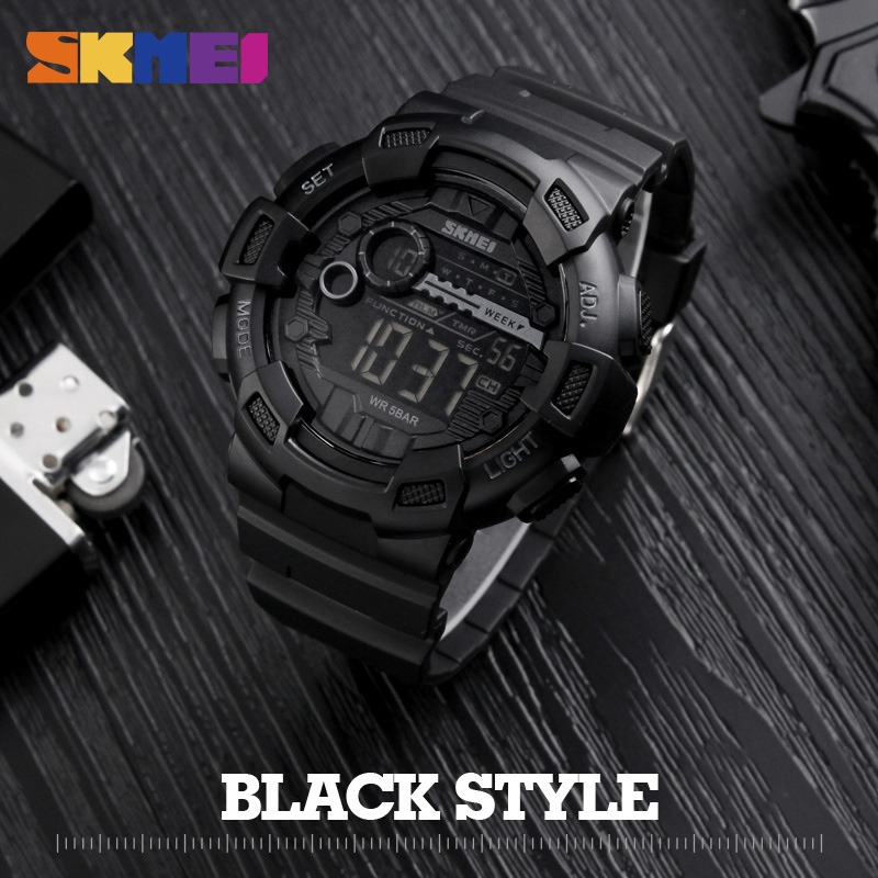 SKMEI 1243/1472 Jam Tangan Pria Digital Dual Time Anti Air WK-SBY