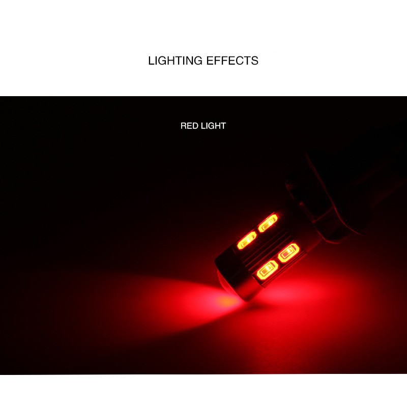 1pcs Lampu LED T10 Decoding Lebar 5630 10 Alarm Dengan Lensa