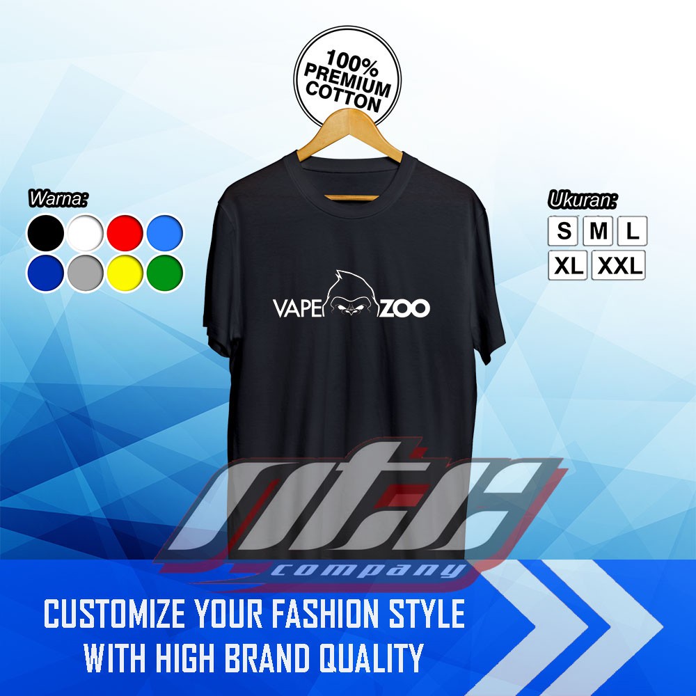 T-Shirt Kaos Baju Vape Zoo Vapezoo Simple Kaos Distro Terbaru - NTC Company