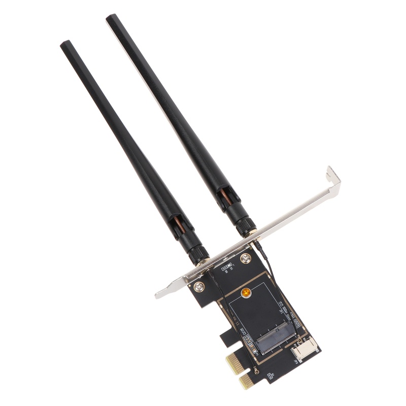 Btsg Card Mini Pci-e Ke Untuk M.2 NGFF WIFI Adapter Untuk Desktop PC Wlan Connect