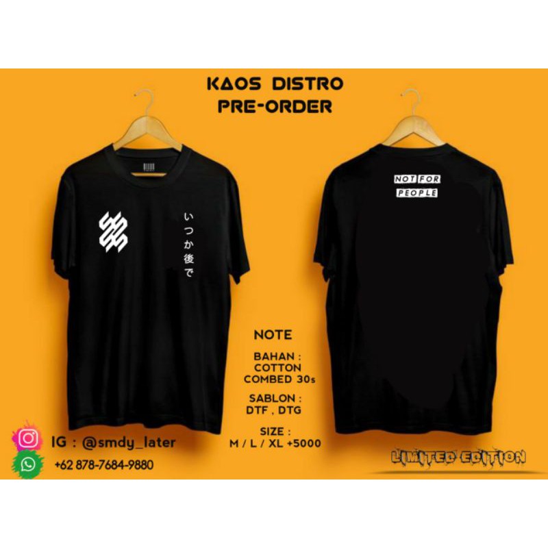 KAOS DISTRO SOMEDAY LATER (PREORDER) LIMITED EDITION