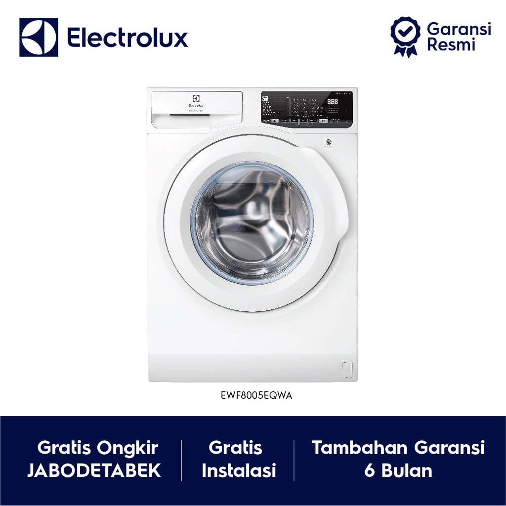 

Electrolux Mesin Cuci 8kg UltraEco EWF8005EQWA / EWF8005 EQWA