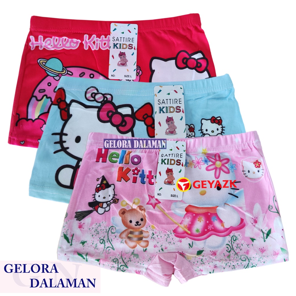 6 Pcs Celana Boxer Anak Perempuan Celana Dalam Terlaris