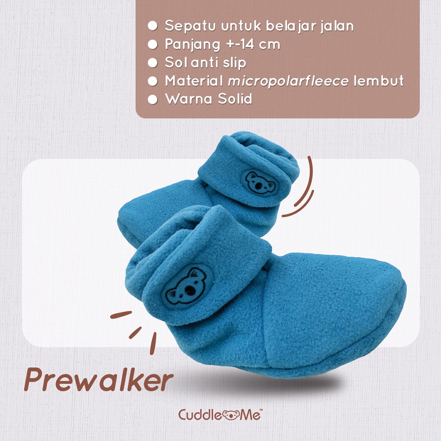 Prewalker Cuddleme Sepatu Berjalan Bayi Nyaman Aman Ergonomis SNI