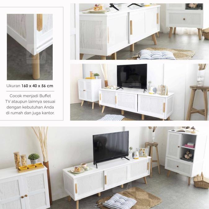 Rak Meja Tv Elegan Dan Minimalis - Buffet Tv Osaka F2C Furniture Karlinamandila
