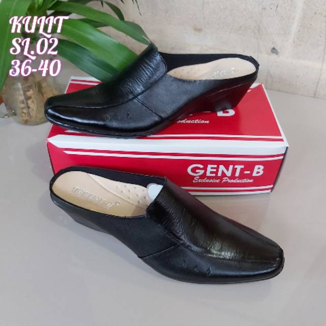 SL.02 Sepatu kantor wanita bahan kulit / sepatu dinas wanita  / sepatu kantor wanita / sepatu vantop