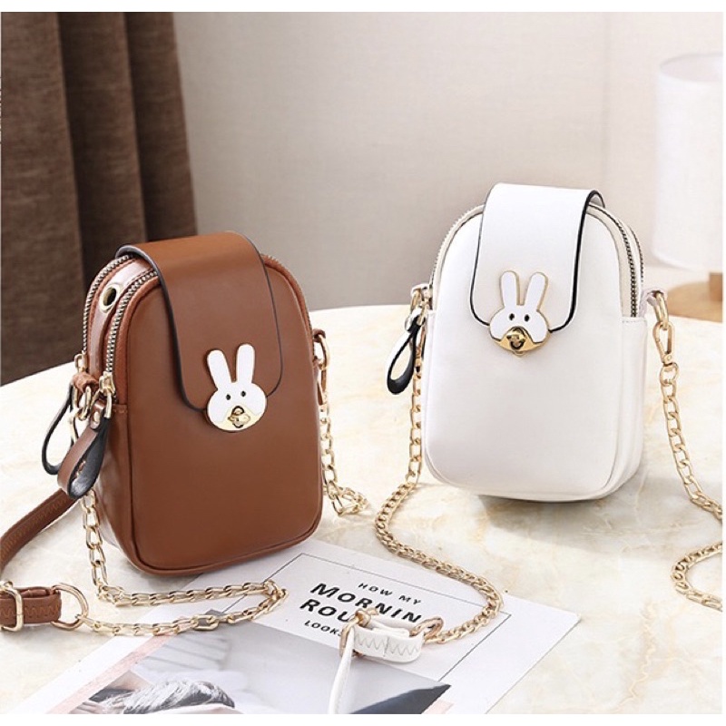Tas Selempang Kulit Wanita Tas Cewek Kecil Hp Slingbag Ptz 6231