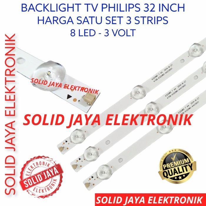 BACKLIGHT LED TV PHILIPS 32 INC 32PHA4100 32PHA4110 32PHA4609 32PHA3052 S LAMPU BL 8K 3V 32PHA4100S 32PHA4110S 32PHA4609S 32PHA3052S/70 32PHA4100S/70 32PHA4110S/70 32PHA4609S/70 32PHA3052S/70 32PHA 8 KANCING 3 VOLT PHILIP 32 INCH IN