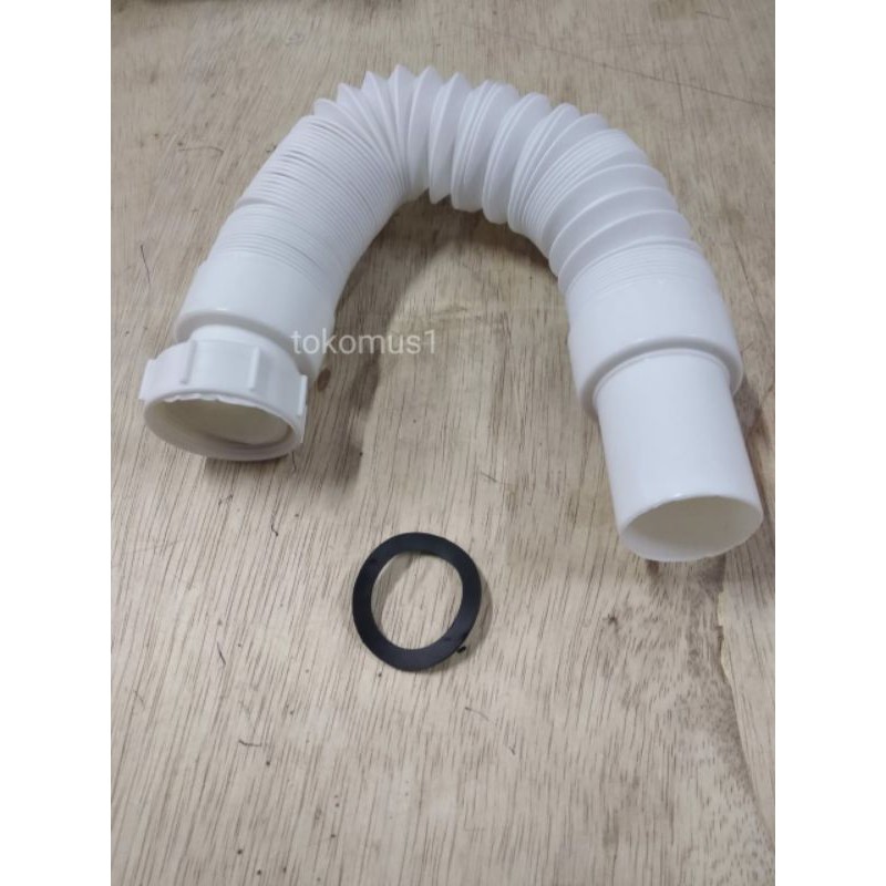SELANG AFUR BCP TARIK PANJANG PENDEK FLEKSIBEL PVC PUTIH 1 1/4 Inch