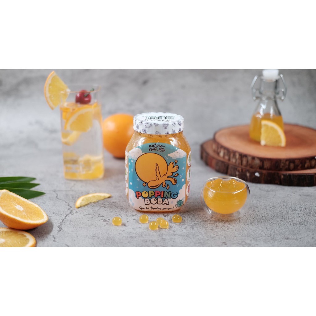 

POPPING BOBA RASA JERUK 500 GRM / TOPPING MINUMAN TERMURAH DAN KEKINIAN