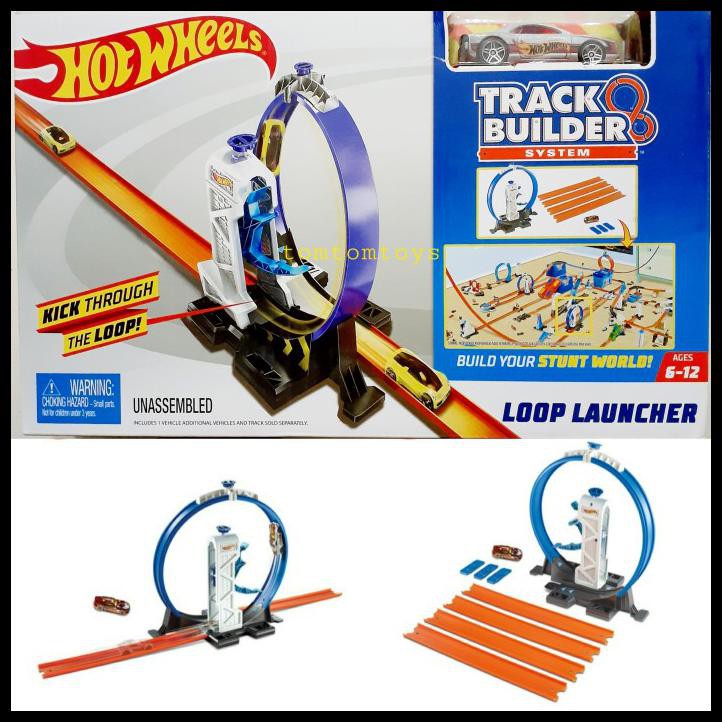 Hot Wheels Loop Launcher Track Builder Track Diecast Loop Kicker - Loop Launcher