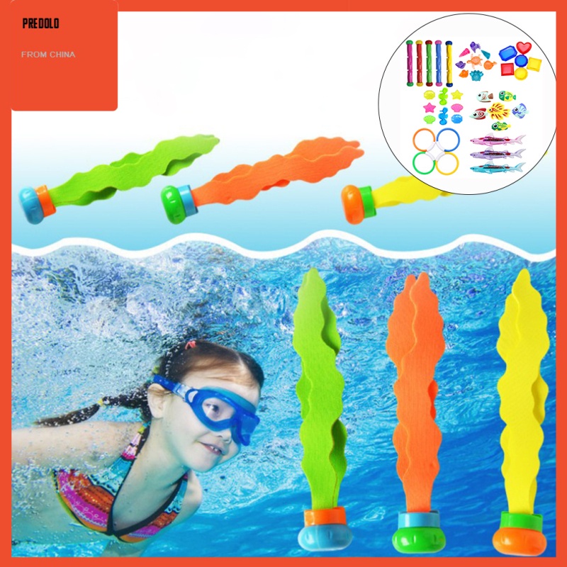 [In Stock] Plastic Swimming Diving Set Summer Fun Swimming Pool Toy  38PCS