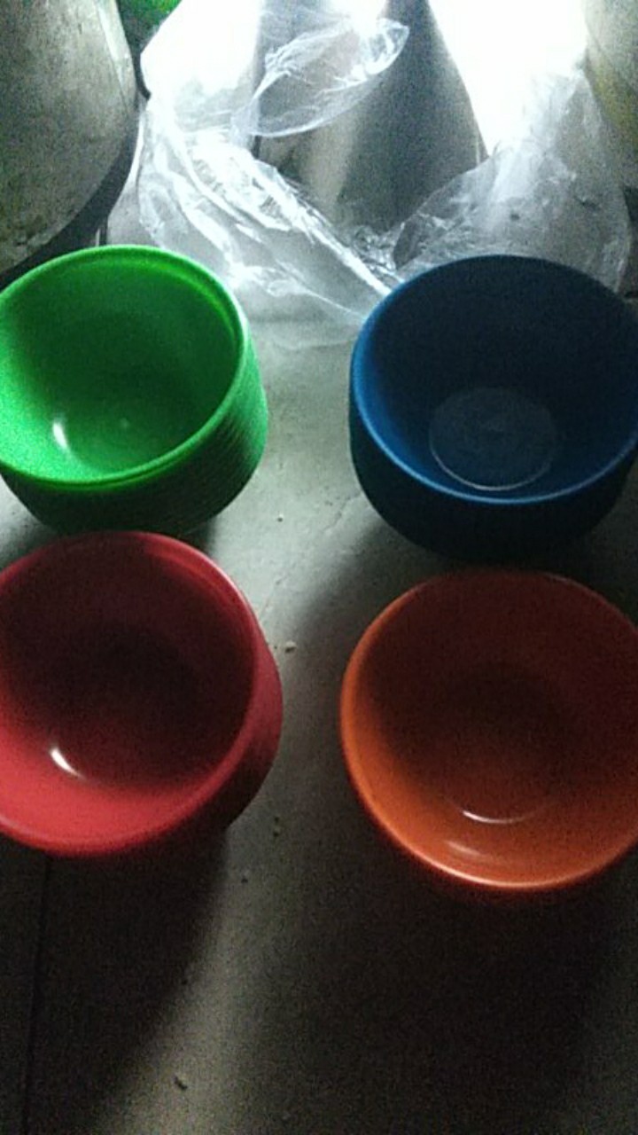 Mangkok Plastik Uk. M Isi 12 Pcs / Mangkok Sayur / Mangkok Sambal