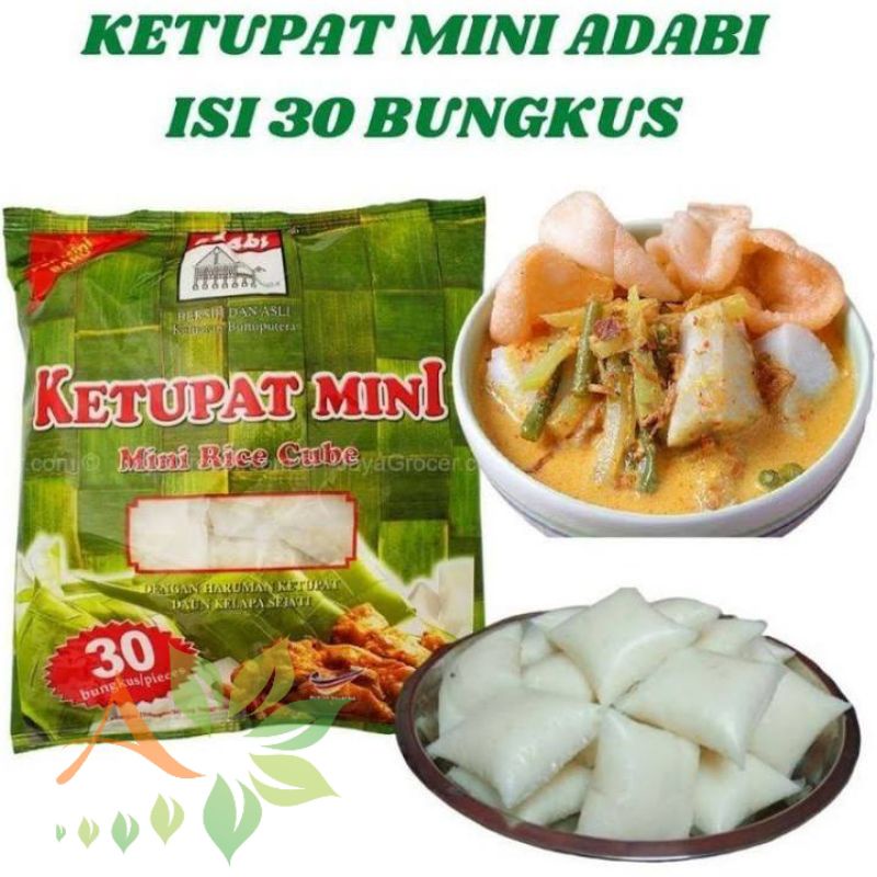 

Ketupat Mini Adabi isi 30