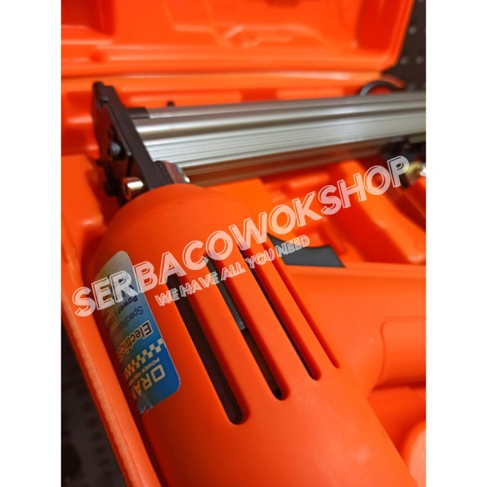 Orange Electric Nailer Gun F30 Mesin Paku Tembak Gun F 30 Pakai Daya