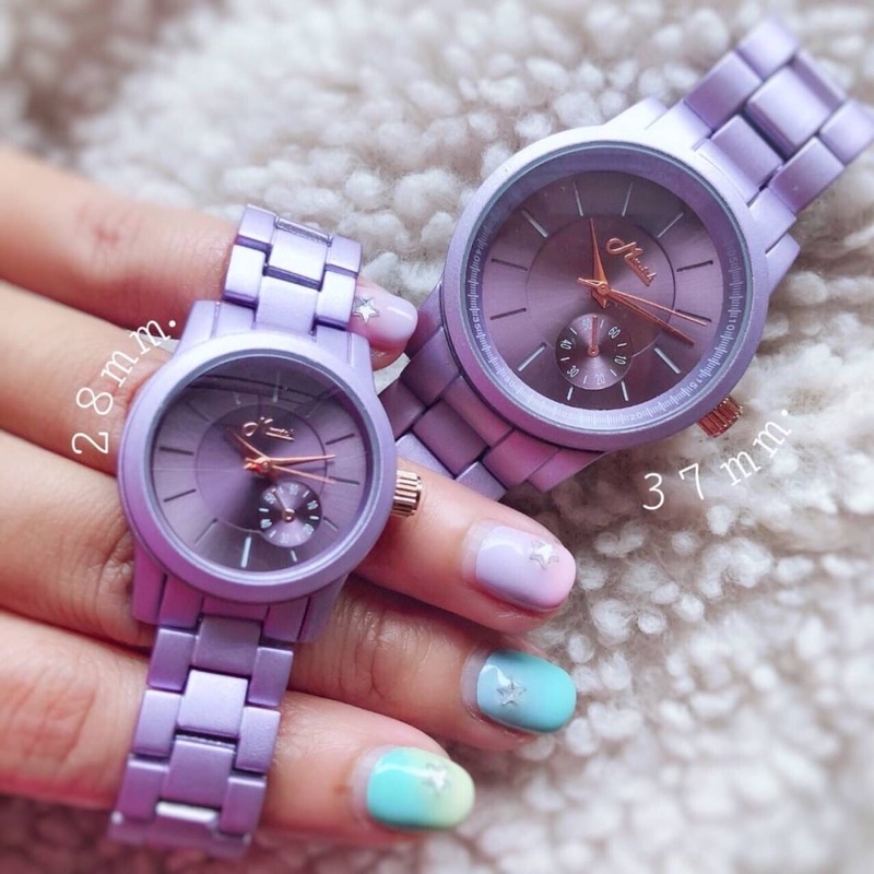 Jam Tangan Wanita Metallic Mwatch Bangkok Original Thailand Murah