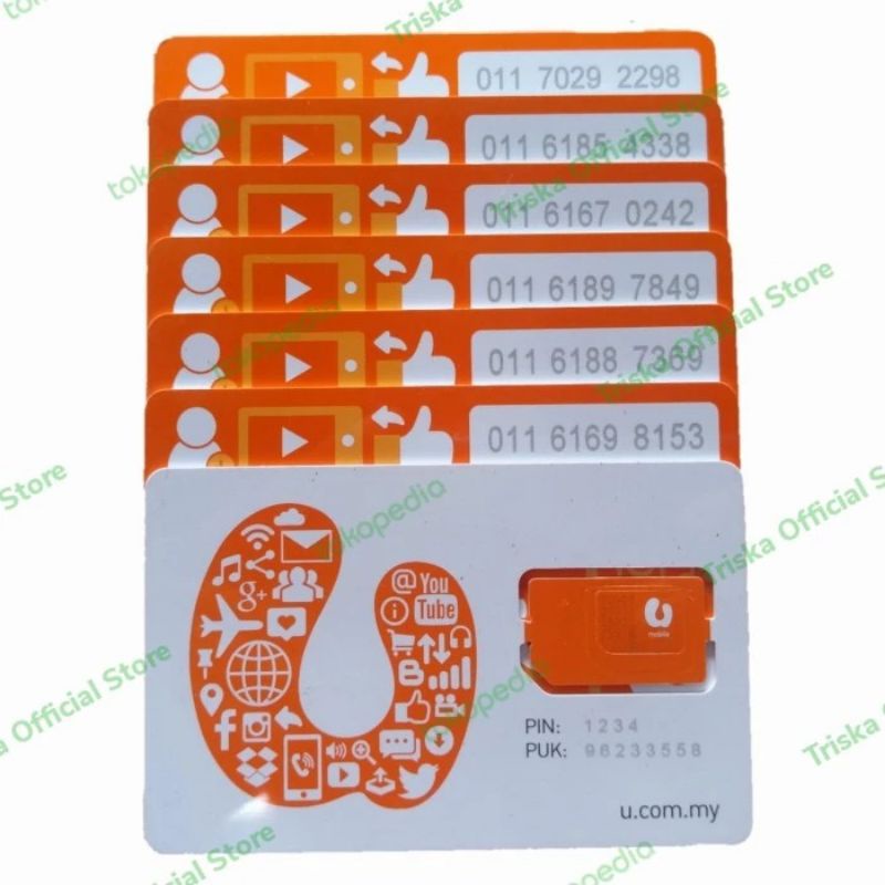 KARTU U MOBILE MALAYSIA KARTU PERDANA