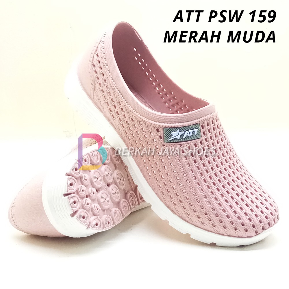 Sepatu Wanita - Sepatu Karet Wanita - Sepatu Slip On Karet Wanita ATT PSW 159 - Anti Air &amp; Anti Slip