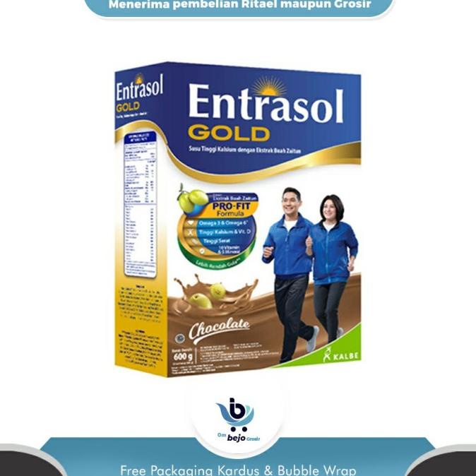 

[COD] Susu Lansia / Entrasol Gold Cokl;at 600 gram / Entrasol Gold 600 gram [COD]