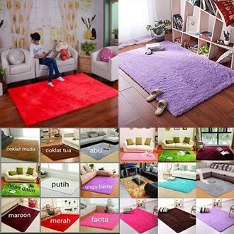 KARPET BULU RASFUR 200X150X2cm ANTI SLIP