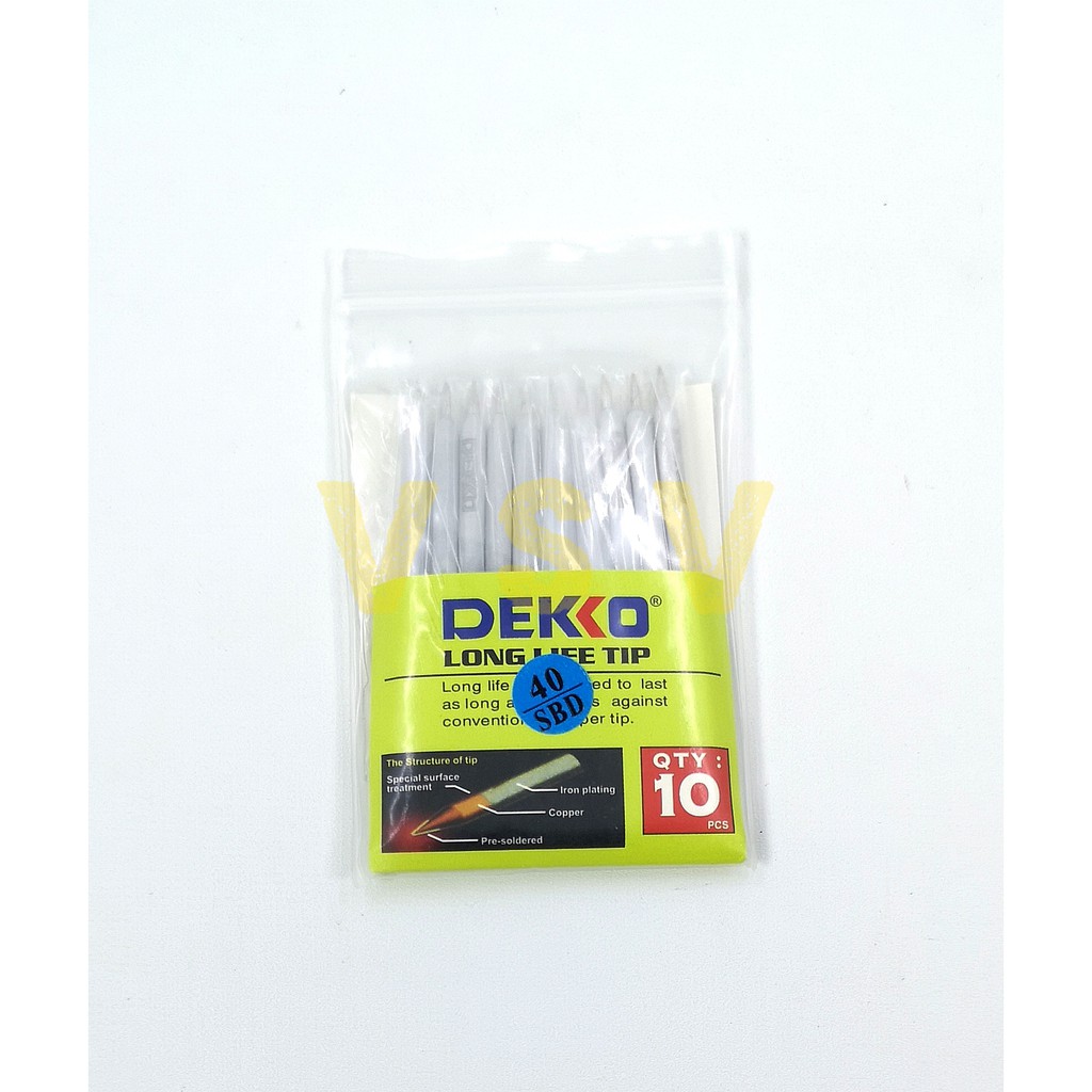 MATA SOLDER DEKKO Soldering tip 30w 40w Mata solder DEKKO 30w 40w Lancip