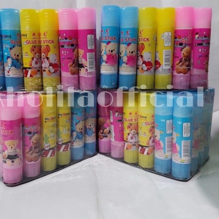 

『HARGA SAMA』 LEM GLUE STICK KECIL ISI 24 PCS #murah