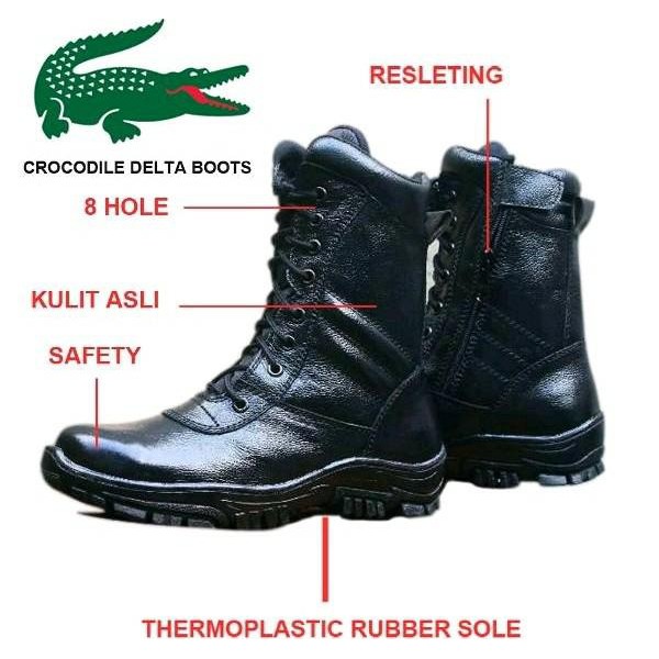 Sepatu Safety Kulit Crocodile