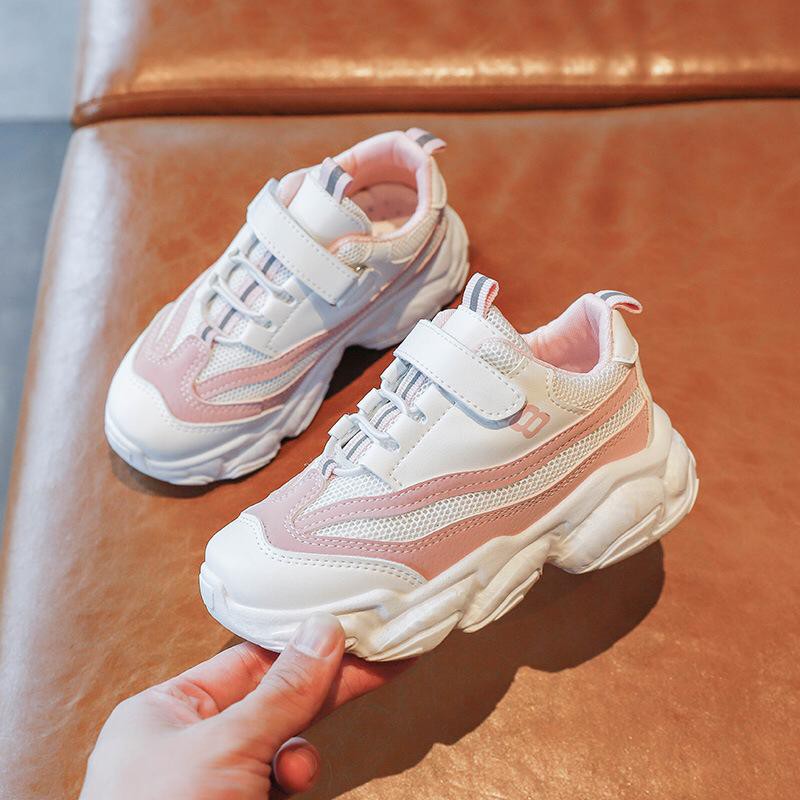 (LOLI-JKT) SP-PINK SEPATU ANAK IMPORT / SNEAKER ANAK CEWEK NON DUSS