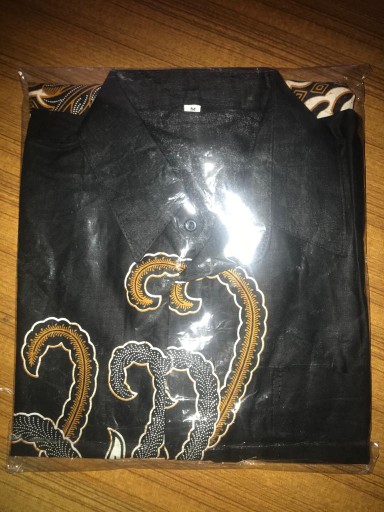 Bswart Batik Hrb026 Kenongo Hem Batik Asmad Maroon Kemeja Batik Pria