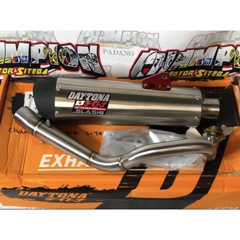 KNALPOT DAYTONA GP TAPER SLASH NMAX OLD NMAX NEW PCX AEROX